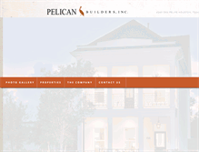 Tablet Screenshot of pelicanbuilders.com